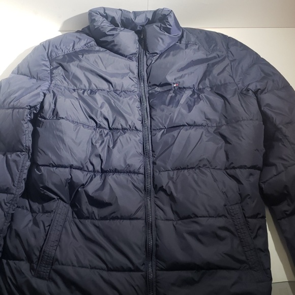 tommy hilfiger men's quilted puffer jacket